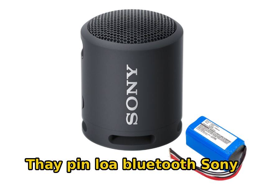 thay pin loa sony