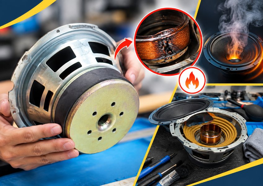 cách xử lý Coil Loa Bị Cháy