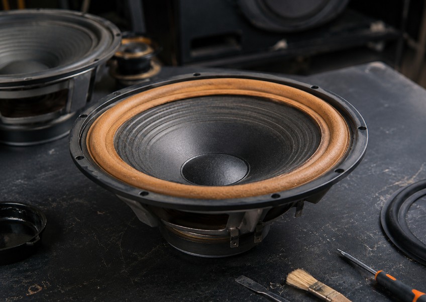 Thay gân loa bass