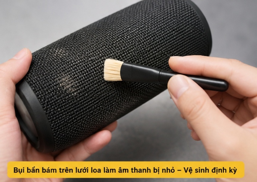 Vệ sinh loa bluetooth